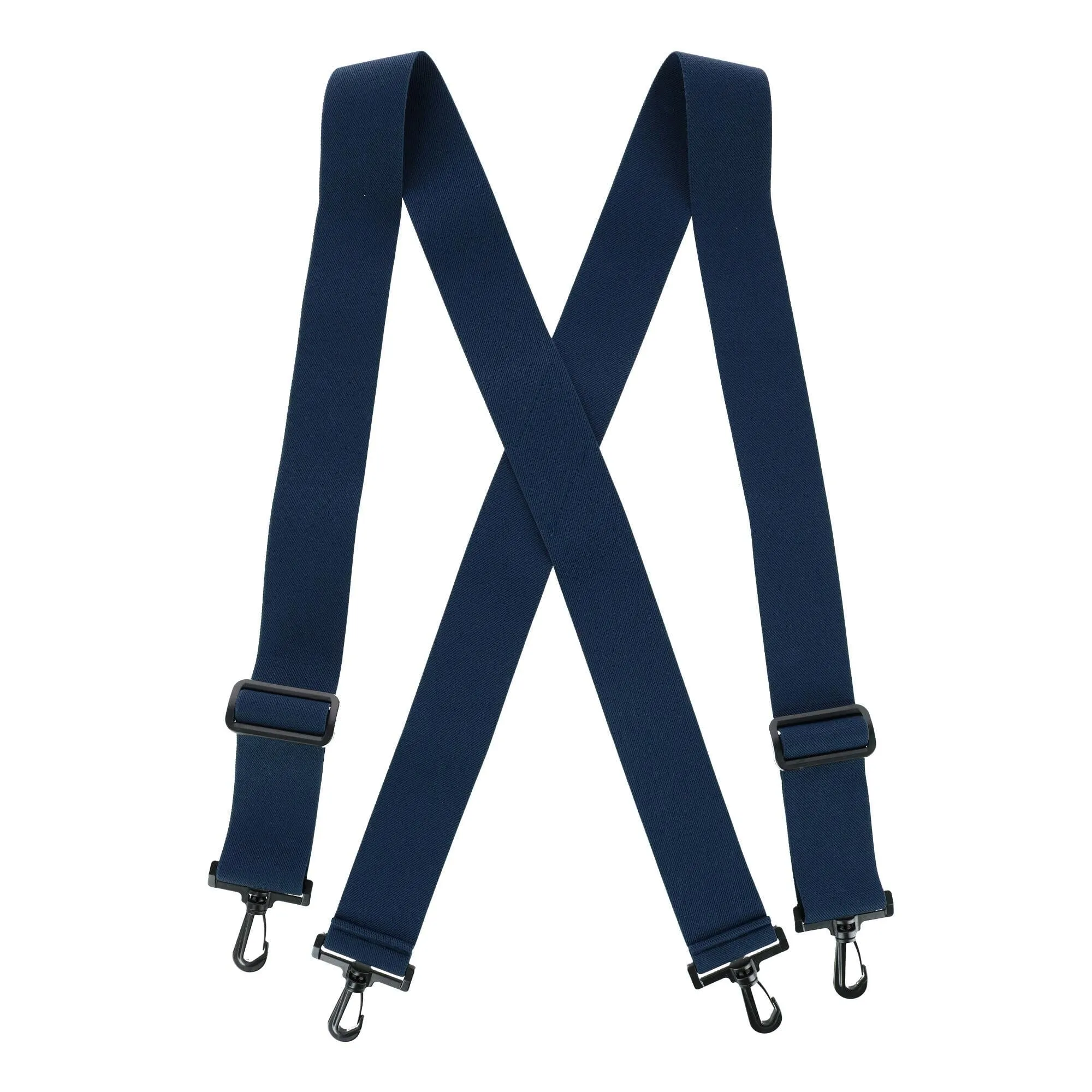 CTM® Men's Big & Tall Elastic X-Back Suspenders with Plastic Hook Ends