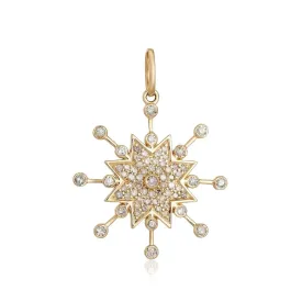 DIAMOND SPUTNIK STAR CHARM