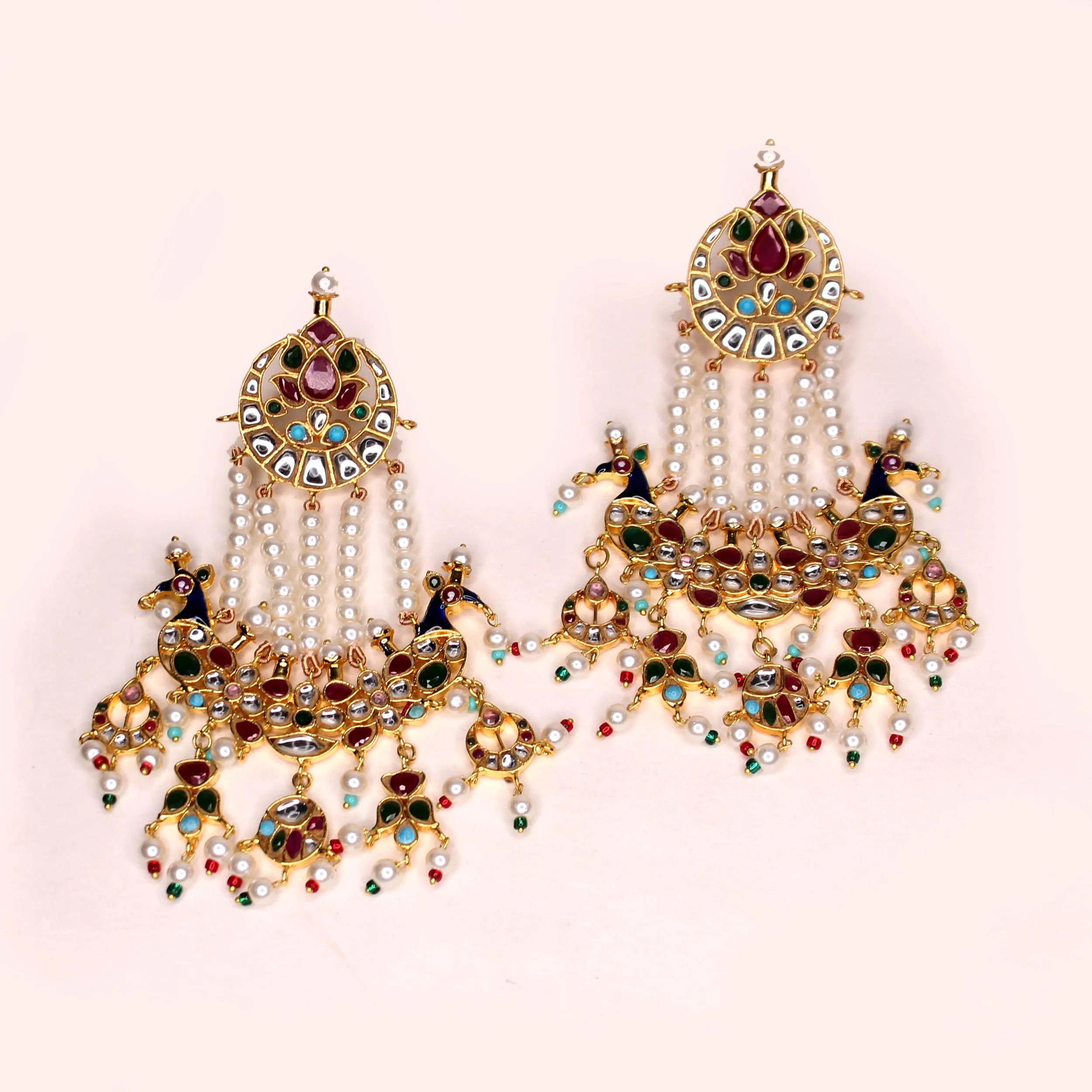 Earrings in Multi Stones