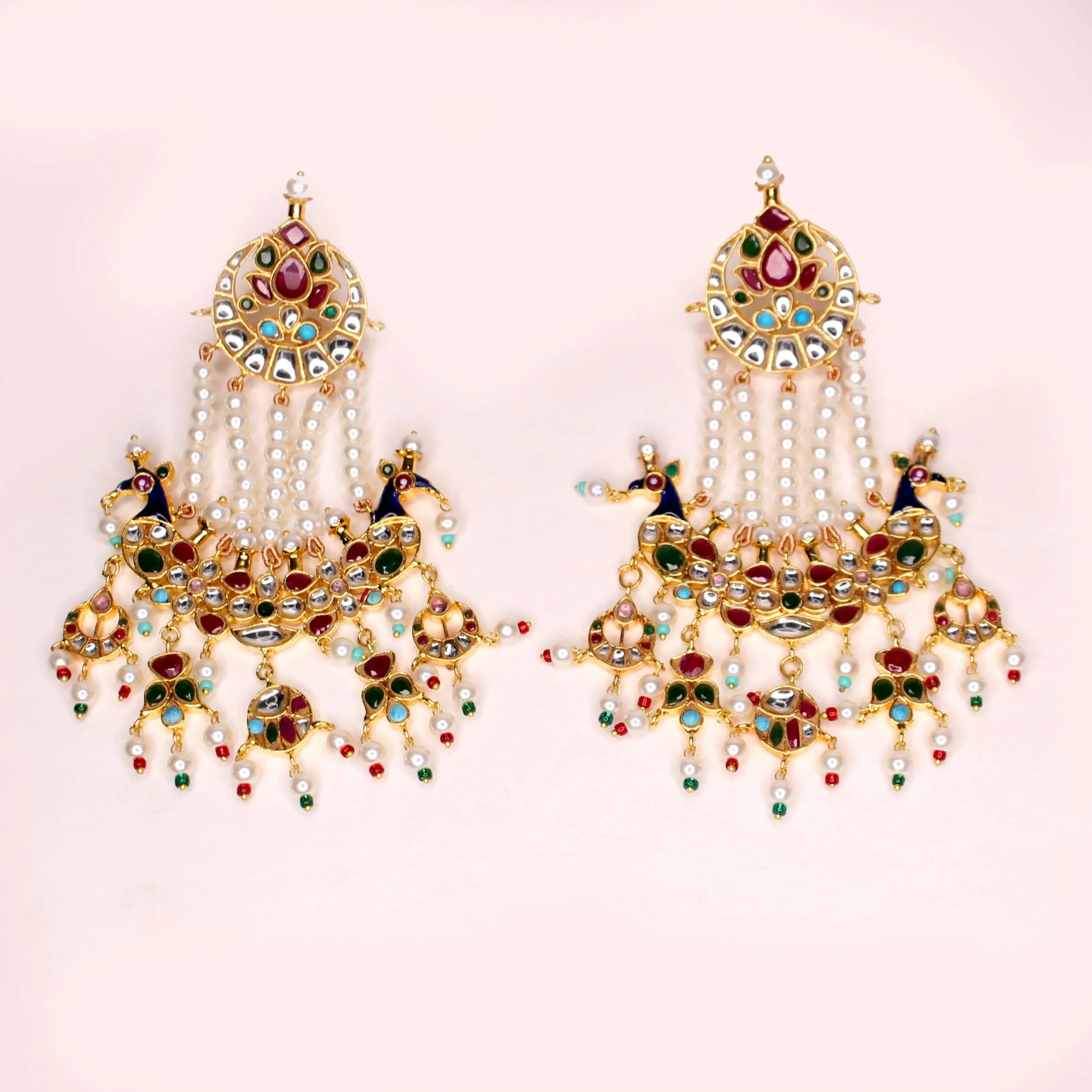 Earrings in Multi Stones