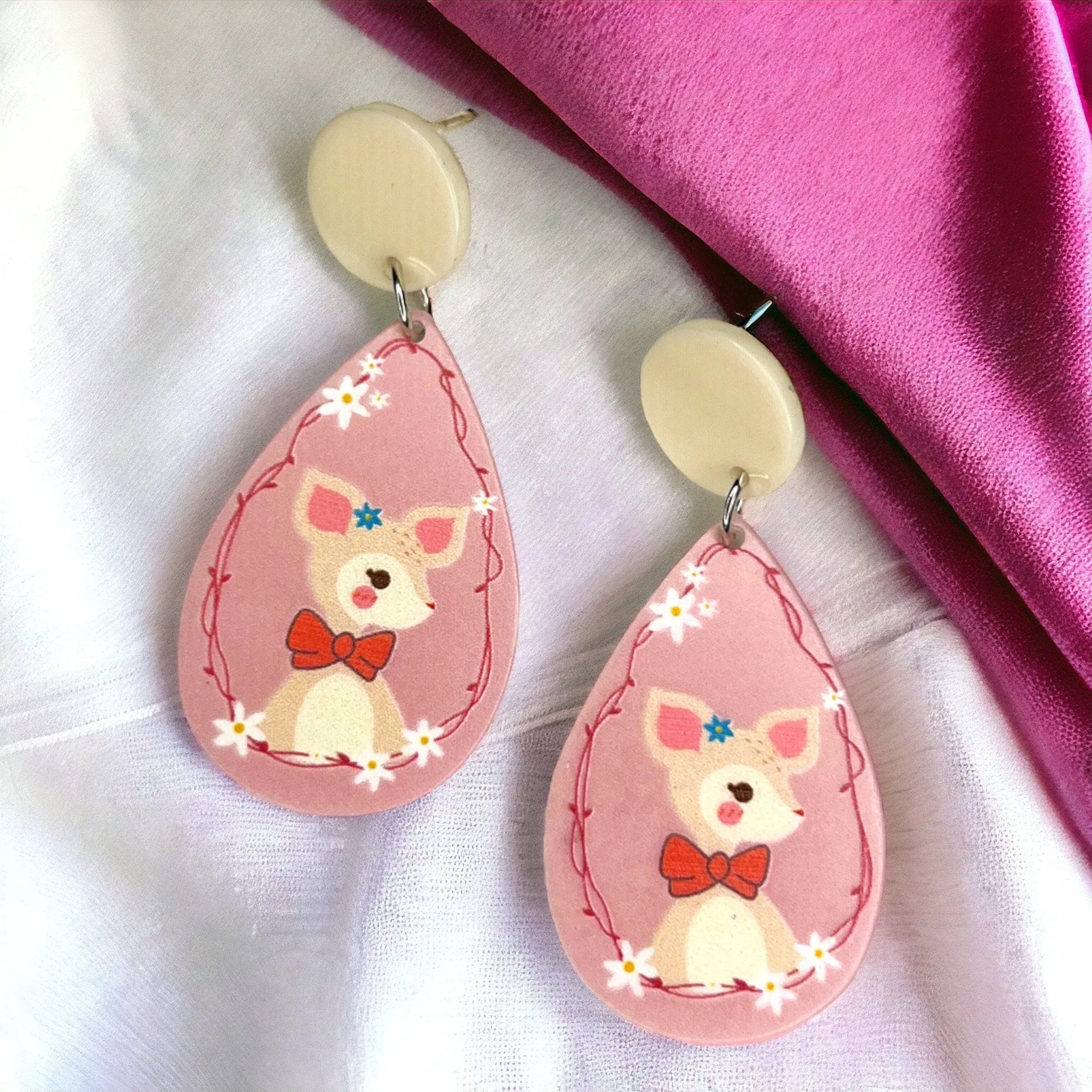 Easter Earrings - Easter Carrot, Happy Easter, Easter Bunny, Easter Accessories, Easter Egg, Easter Accessories, Easter Basket, Deer Earring
