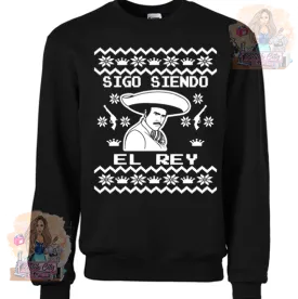 El Rey Vicente Fernandez Black Sweater