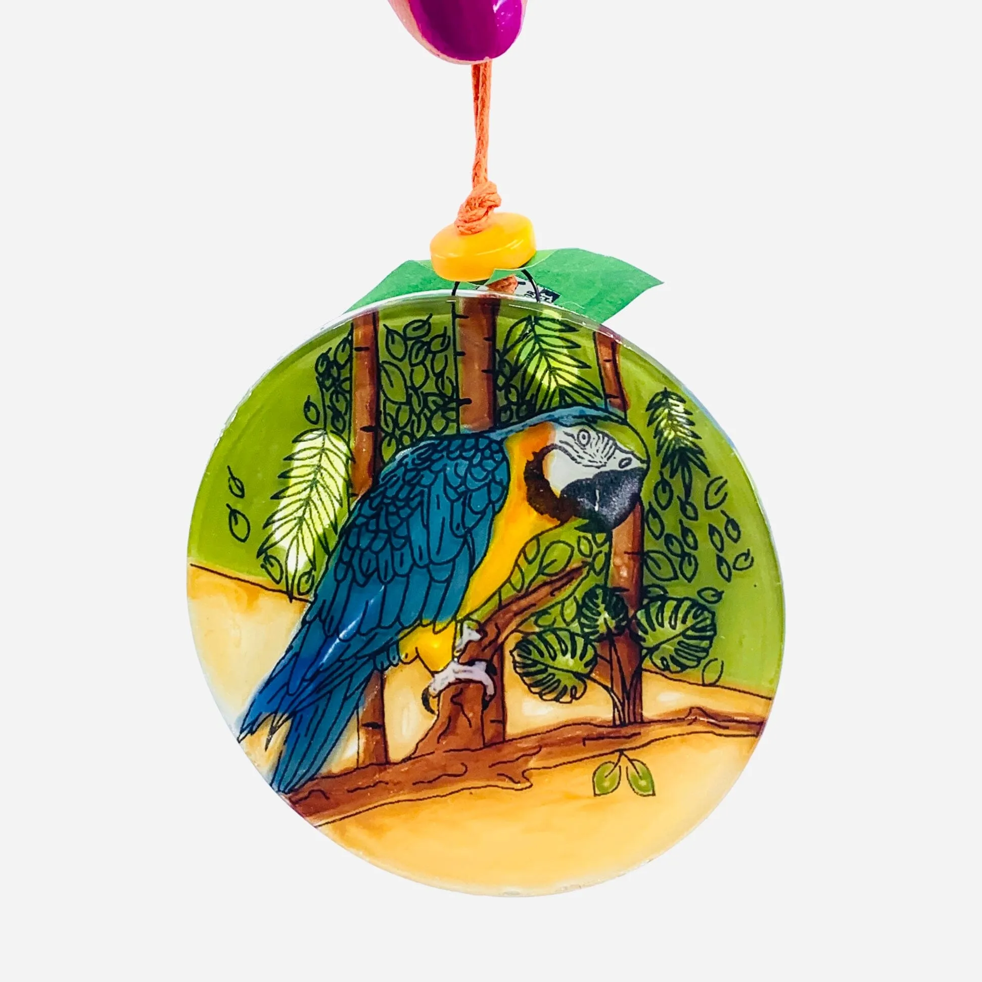 Fair Trade Ornament 155 Parrott