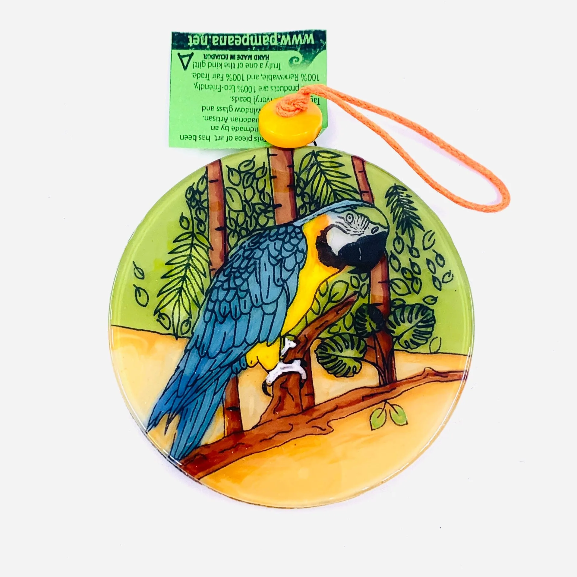 Fair Trade Ornament 155 Parrott