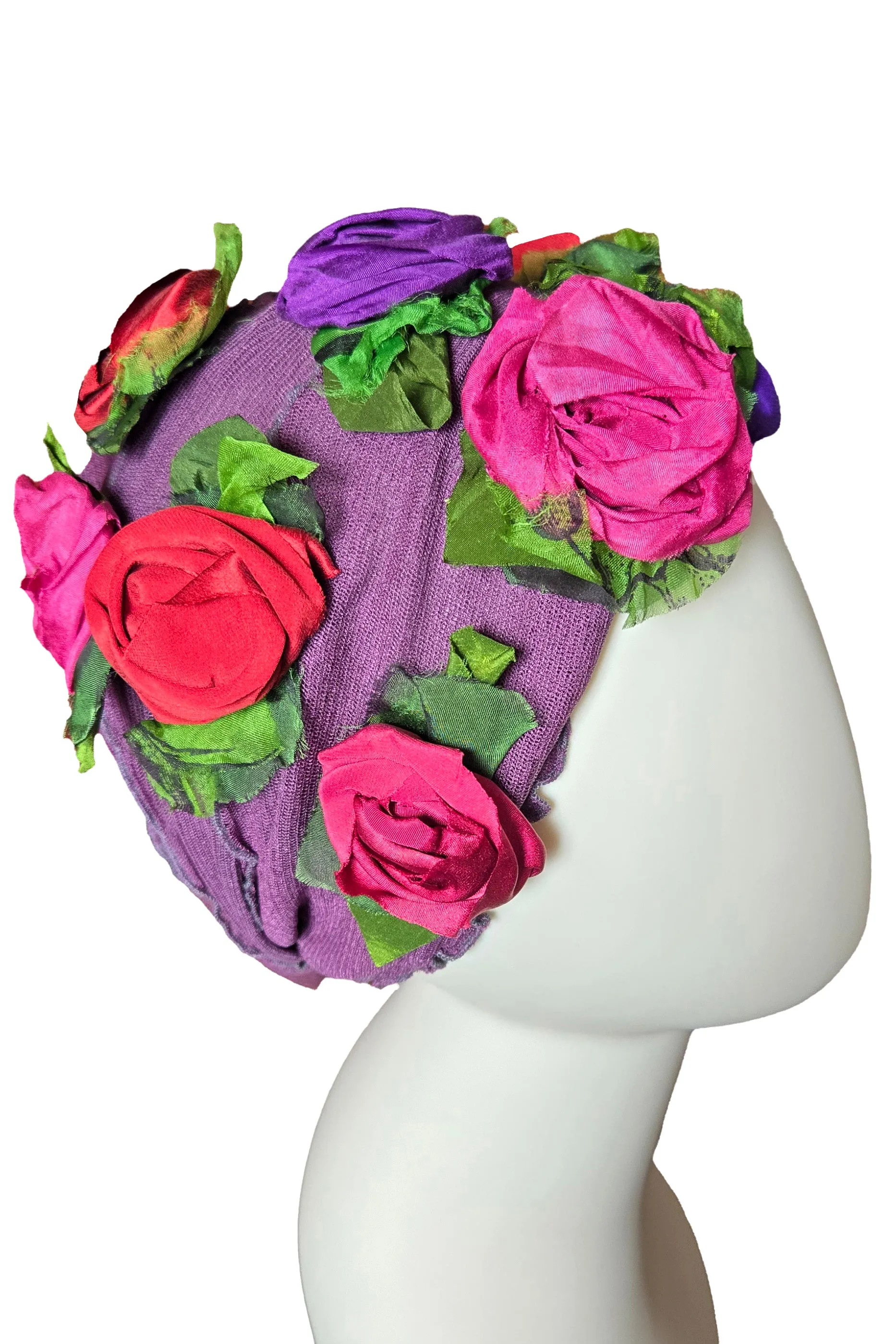 Flower Collar Headband - Purple & Red, Pink, Purple