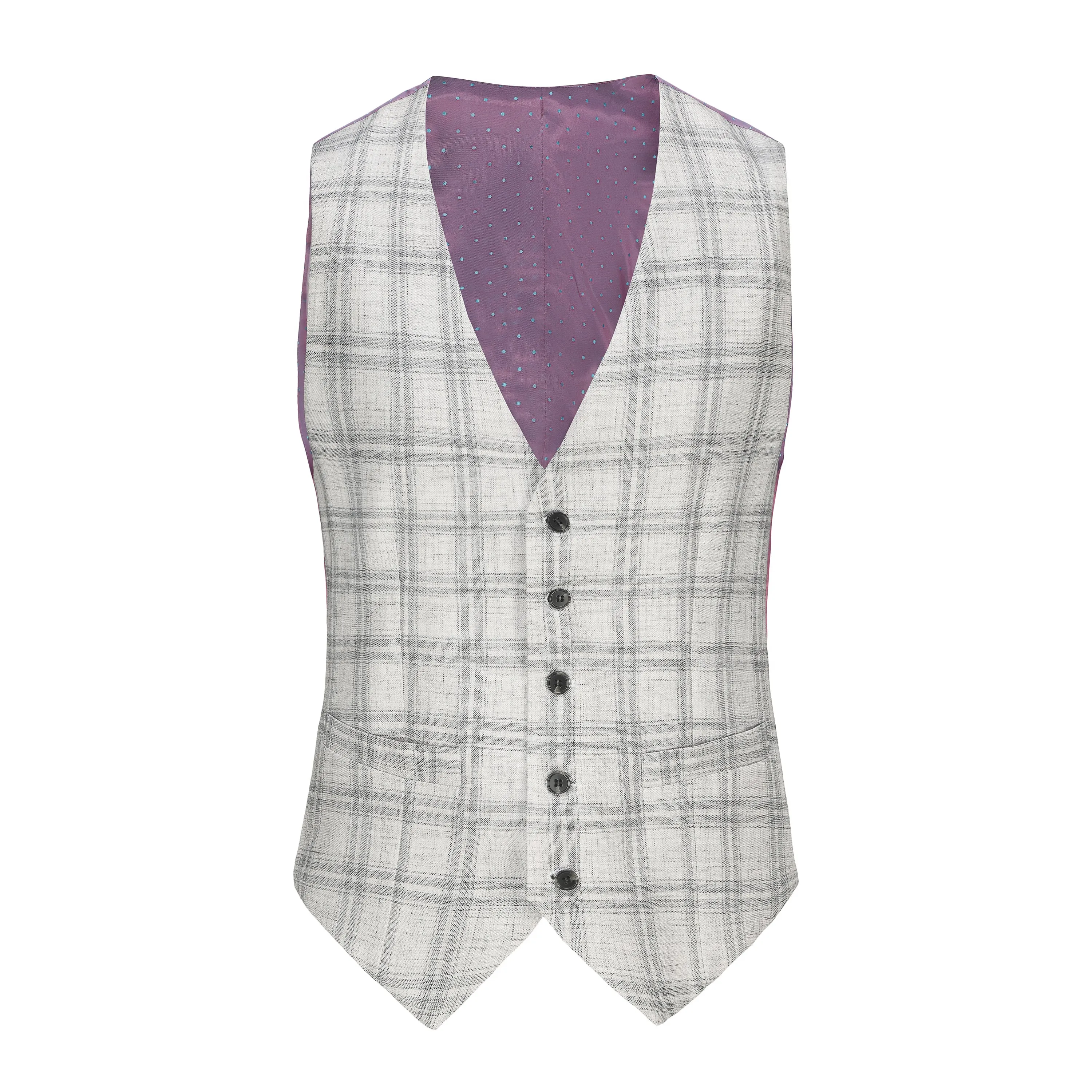GV3934(CHECKERED) - WHITE