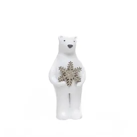 Heaven Sends Polar Bear with Golden Snowflake