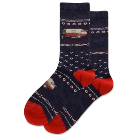 HOTSOX Kid's Camper Fair Isle Crew Socks