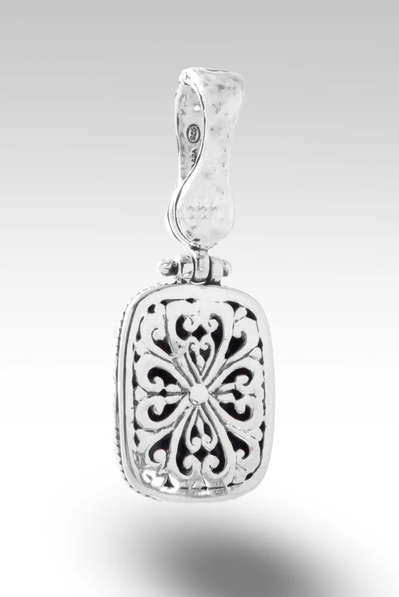 How Great Thou Art Pendant™ in Snowflake Obsidian