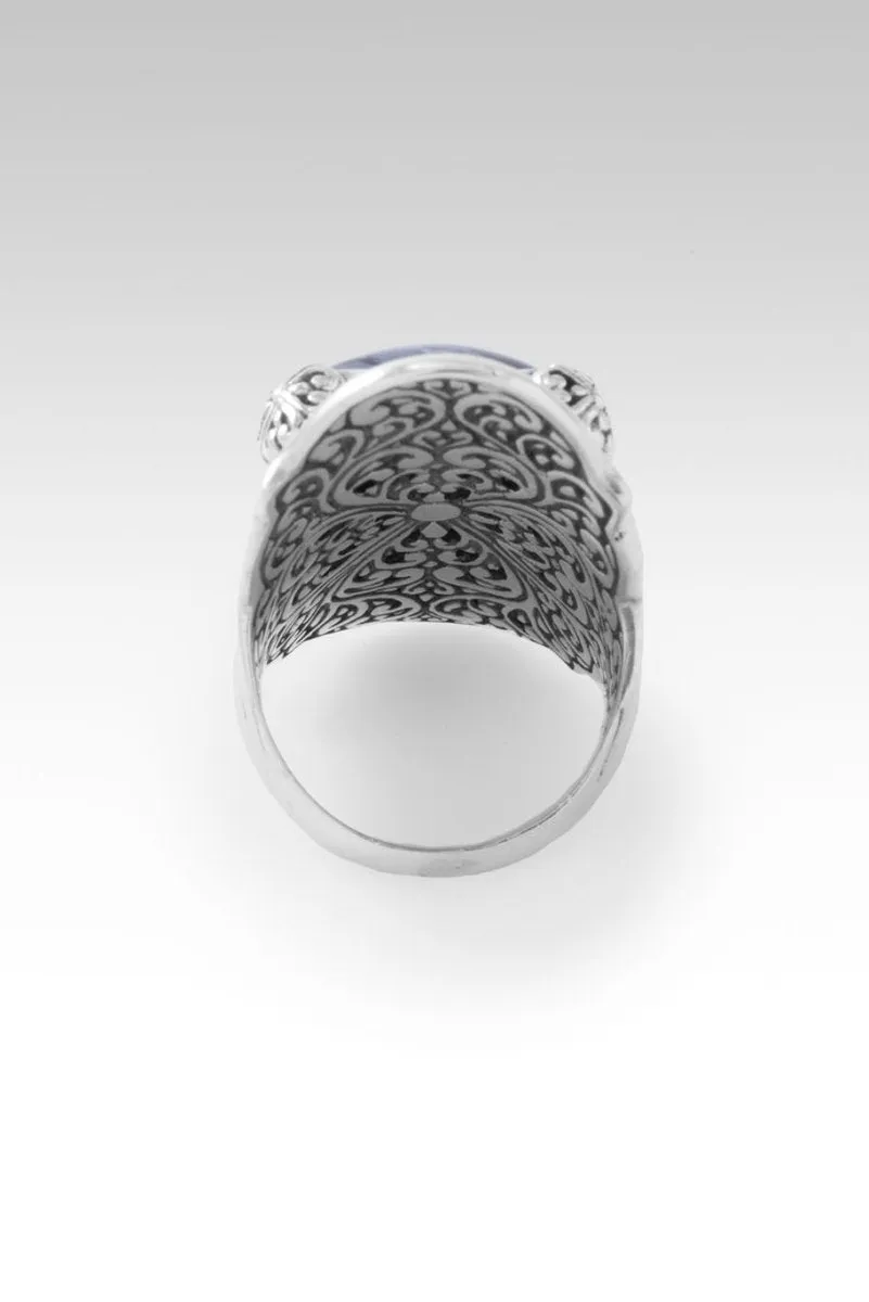 How Great Thou Art Ring™ in Snowflake Obsidian