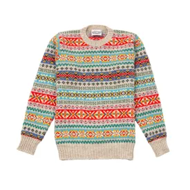 Jamiesons Ecru Fair Isle Jumper