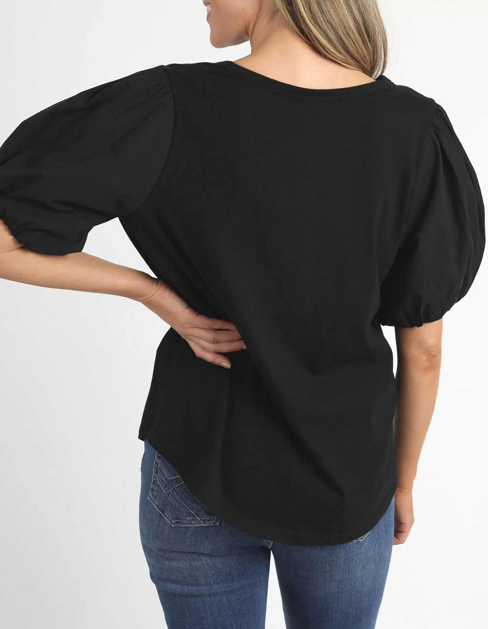 Joy Short Sleeve Tee Black