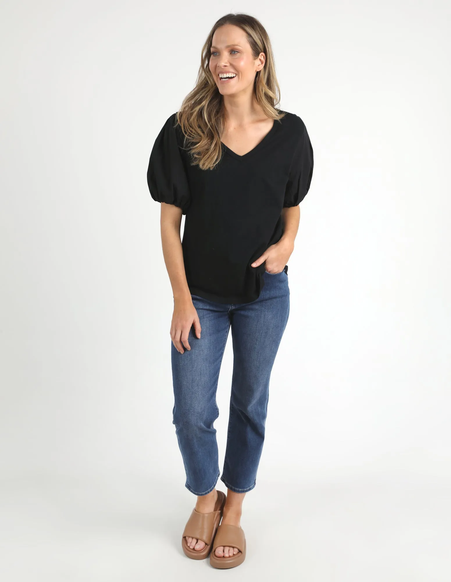 Joy Short Sleeve Tee Black