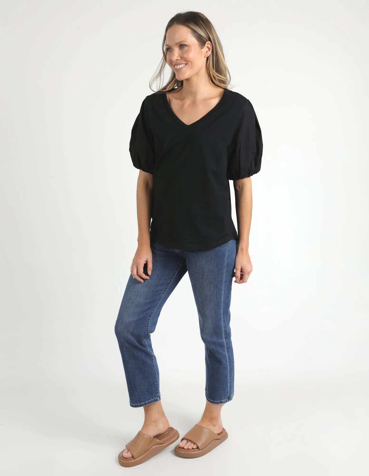 Joy Short Sleeve Tee Black