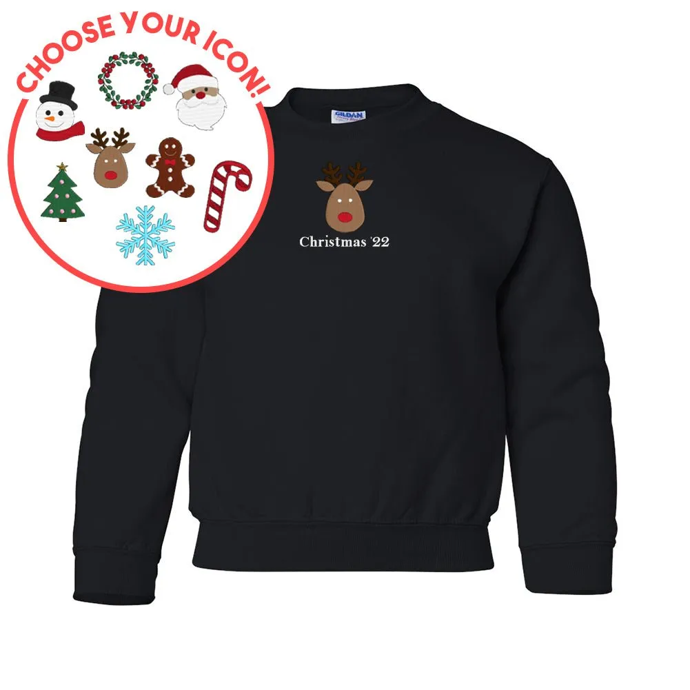 Kids Make It Yours™ Christmas Icon Crewneck Sweatshirt