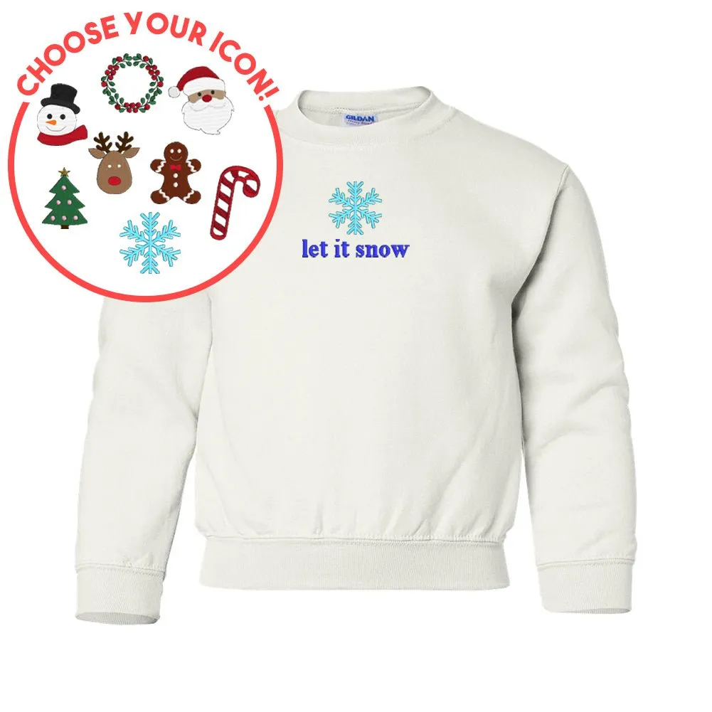 Kids Make It Yours™ Christmas Icon Crewneck Sweatshirt