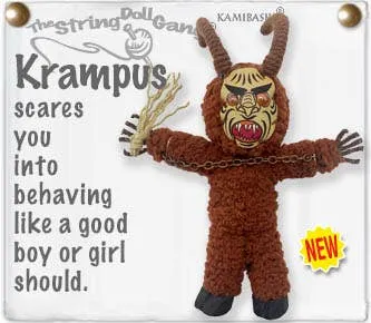 Krampus String Doll Keychain