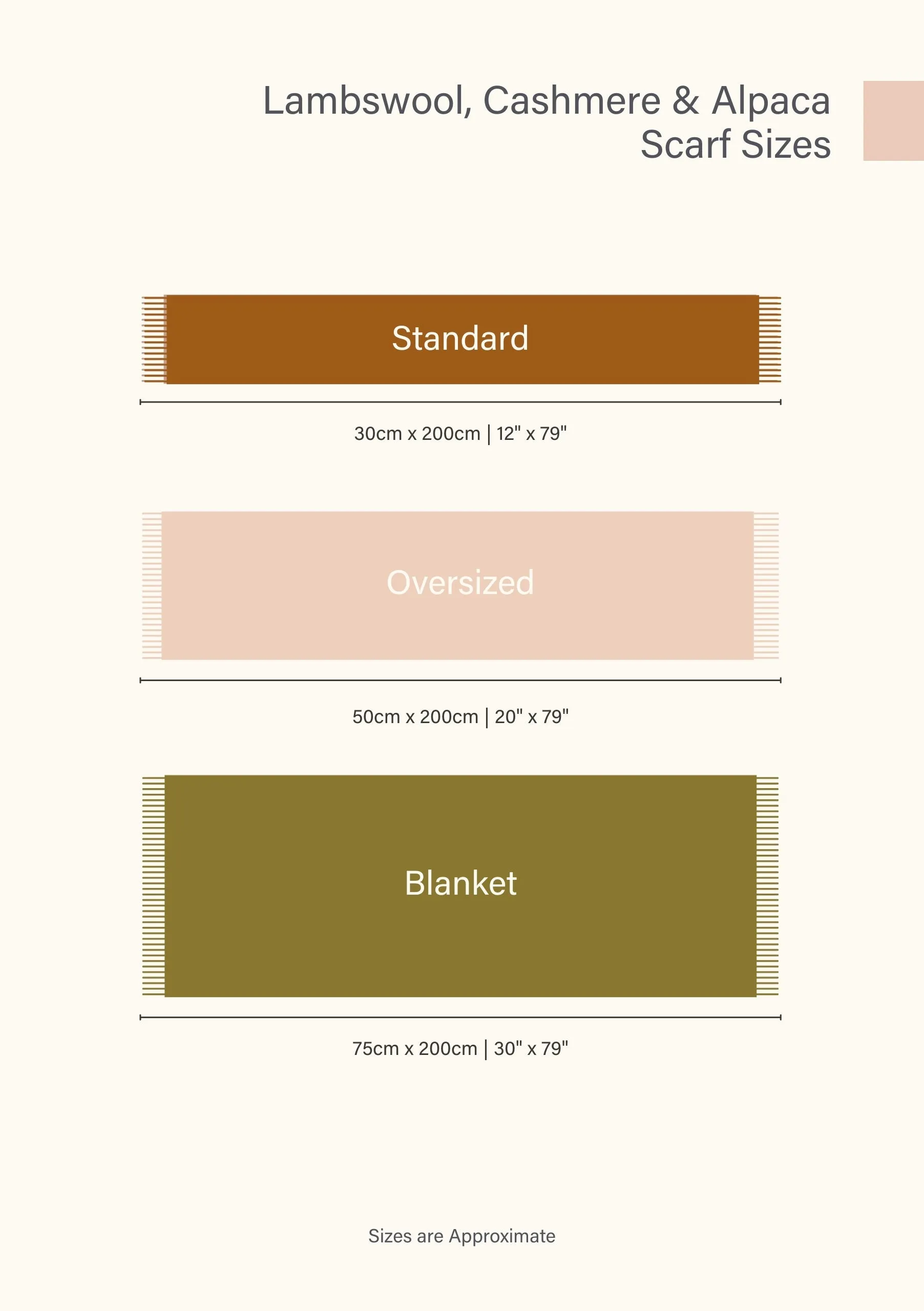Lambswool Oversized Scarf in Oatmeal Melange