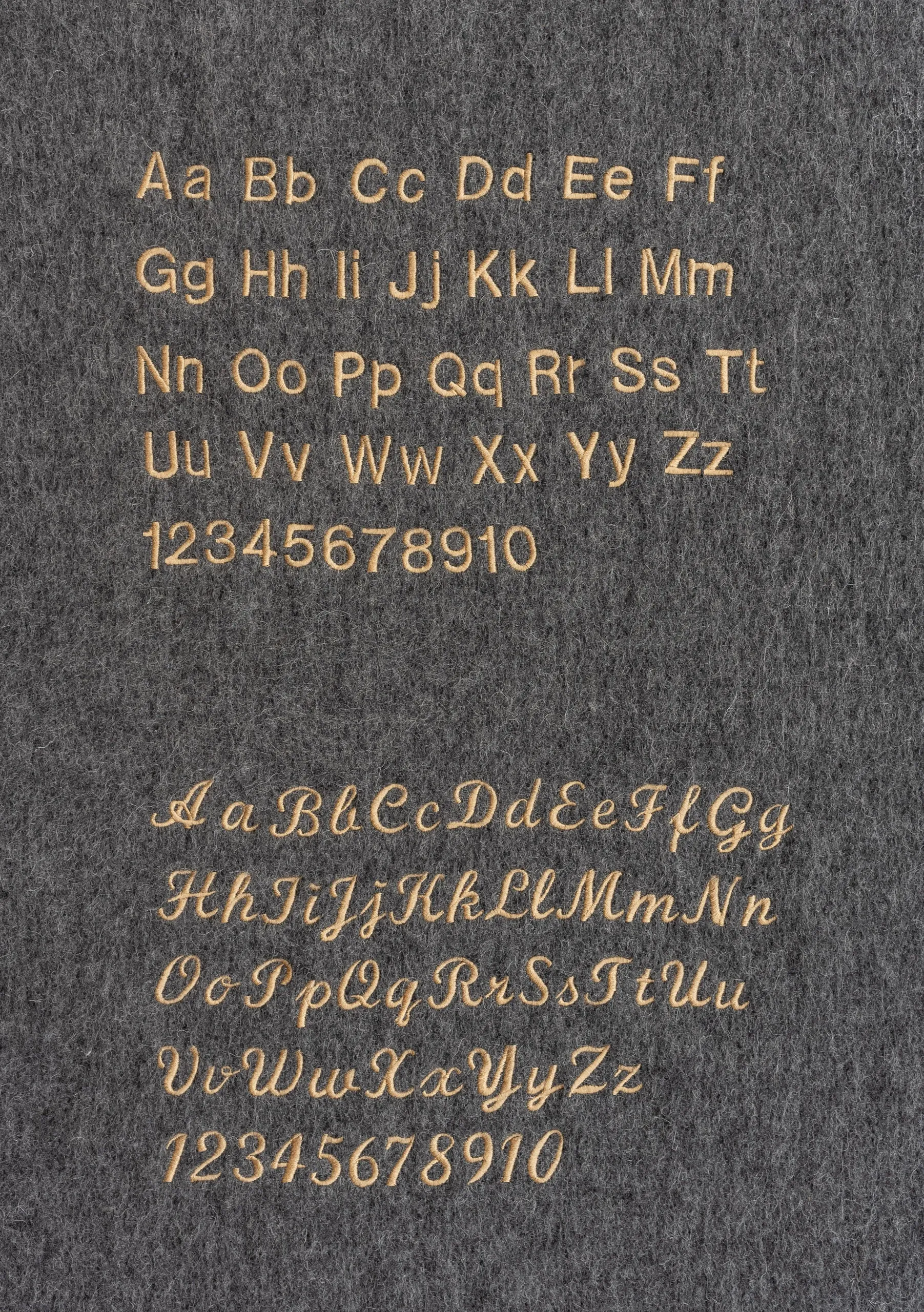 Lambswool Scarf in Charcoal Melange