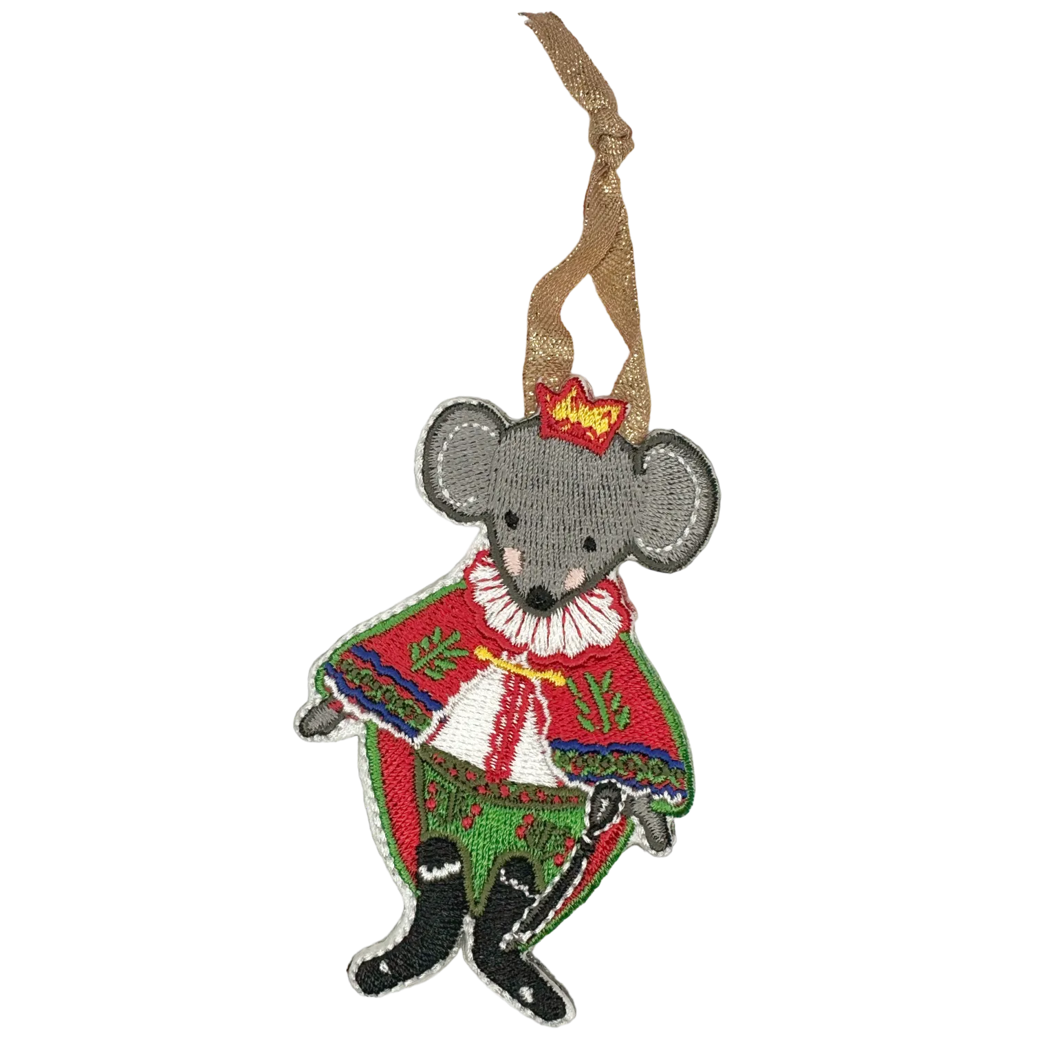 Nutcracker Embroidered Ornament - Sugar Plum Fairy