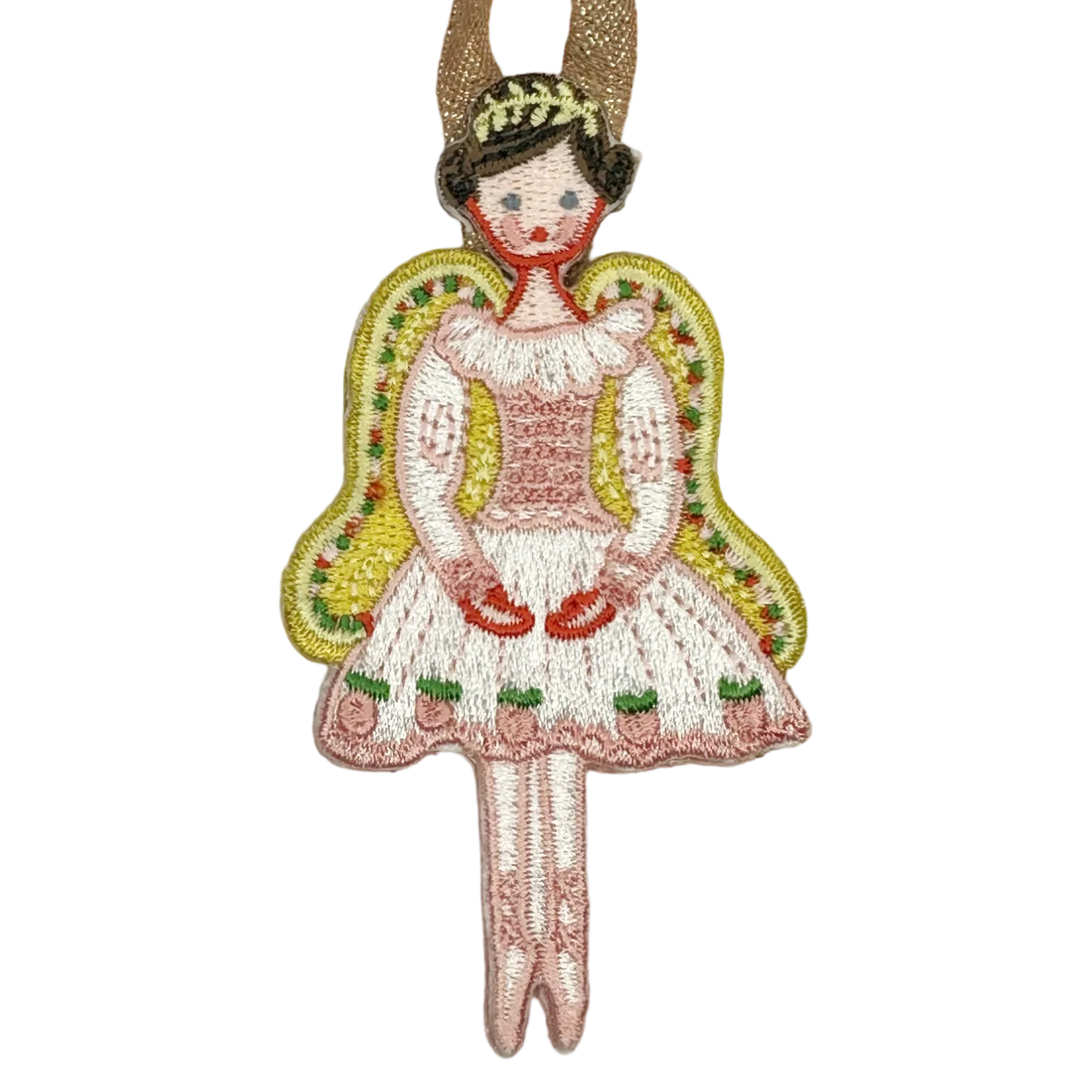Nutcracker Embroidered Ornament - Sugar Plum Fairy