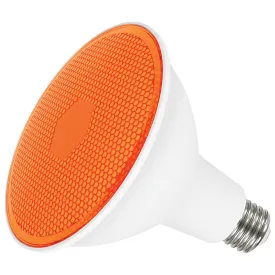 Orange 11.5 Watt PAR38 LED; 90 degree Beam Angle; Medium base; 120 Volt