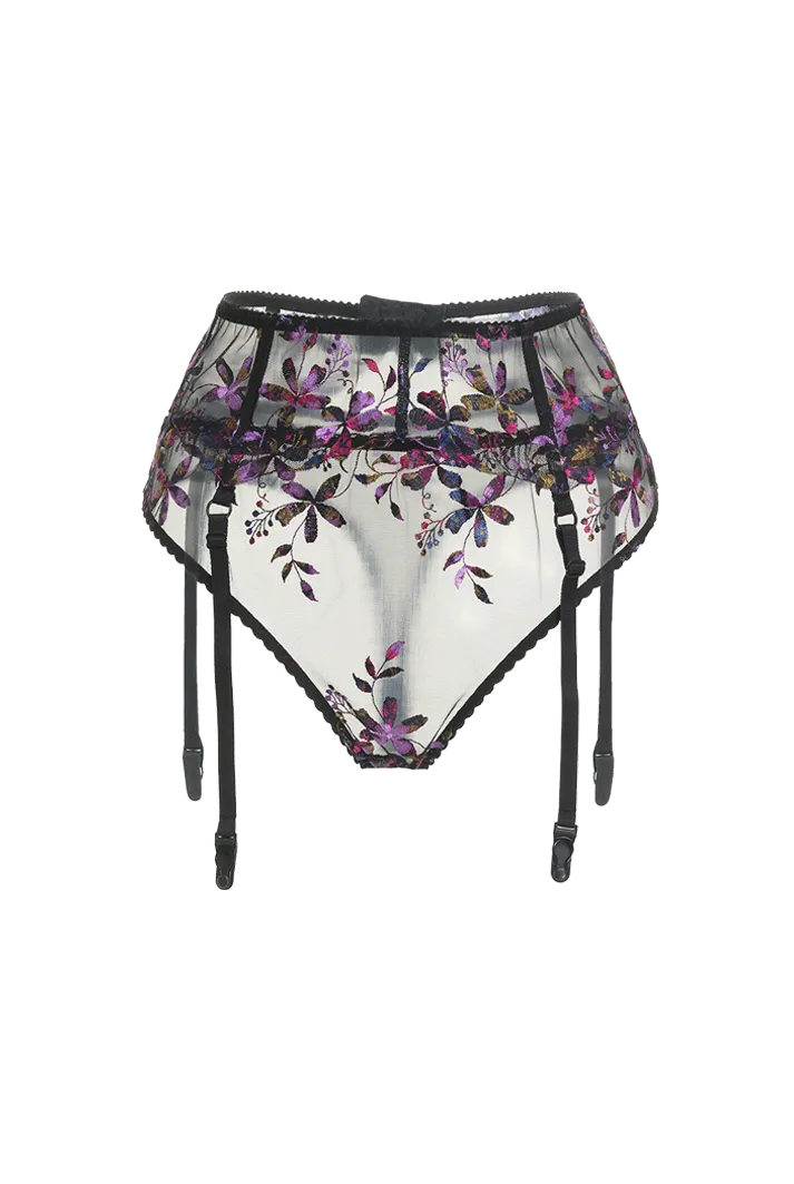 Peonia Floral Suspenders