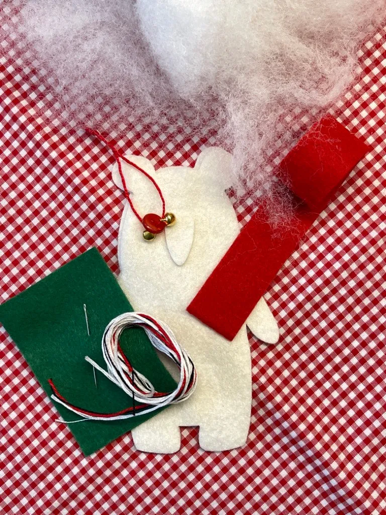 Polar Bear Hanging Christmas Decoration Kit