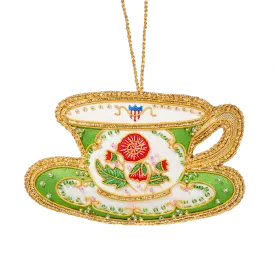 Polk China Teacup Ornament