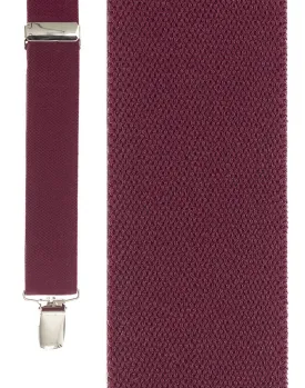 "Burgundy Newport" Suspenders
