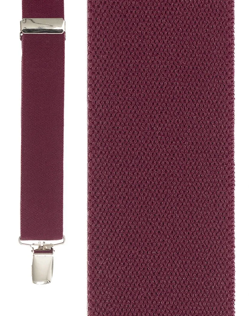 "Burgundy Newport" Suspenders