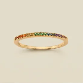 Rainbow Stacking Band Ring | Final Sale