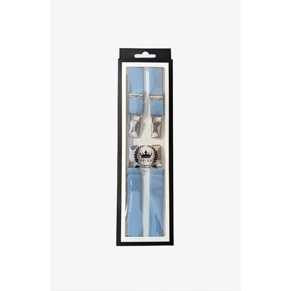 Relco - Made in England Sky Blue - Braces