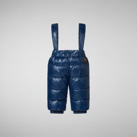 Unisex kids' baby overalls Ulmi in ink blue
