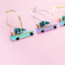 Vintage Car Christmas Decoration